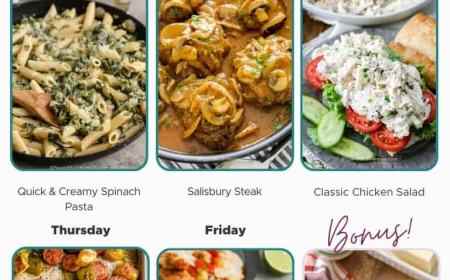 Weekly Meal Plan Mar 4, 2024